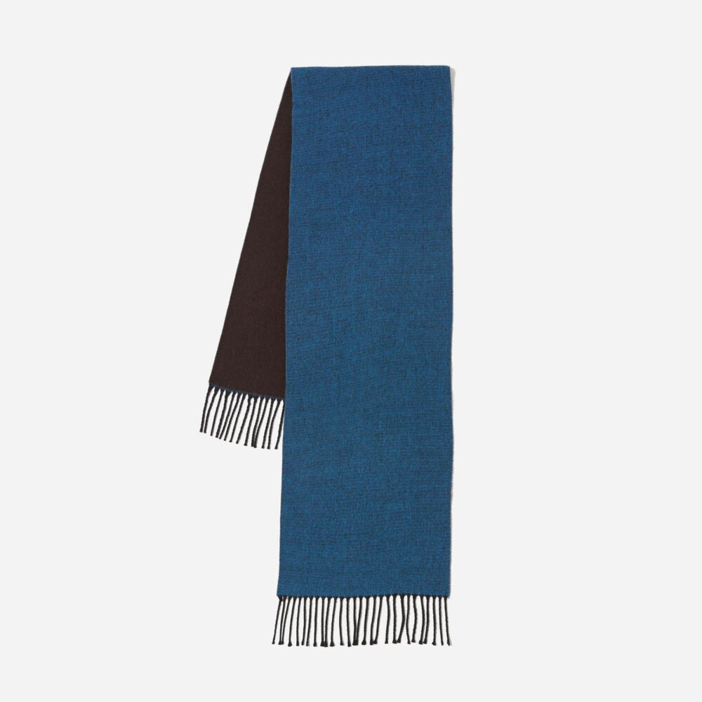 Universal Works Scarf - Light Blue/Brown Universal Works Scarf - Light Blue/Brown