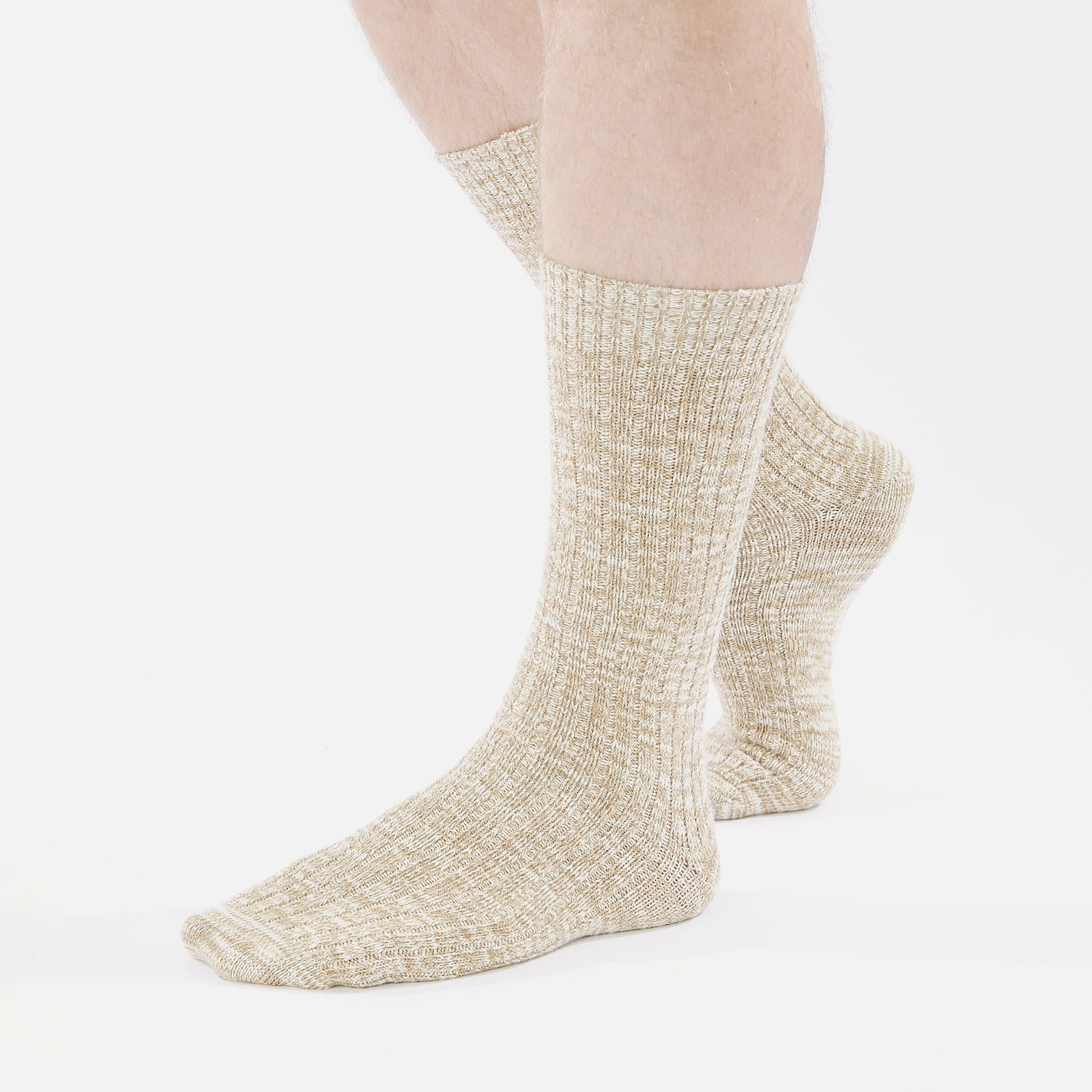 Universal Works Slub Sock - Dark Sand