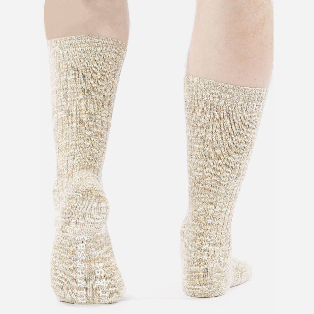 Universal Works Slub Sock - Dark Sand