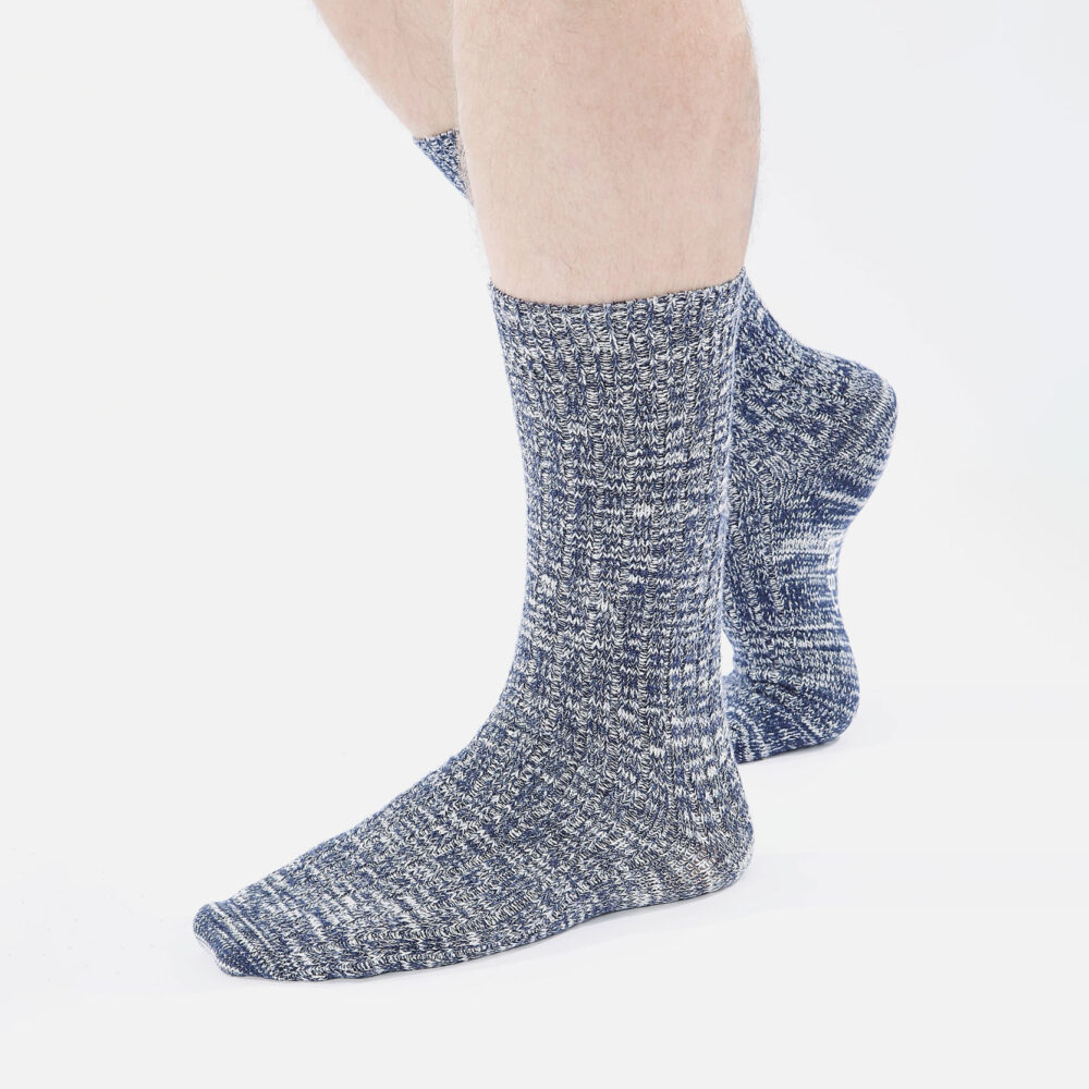 Universal Works Slub Sock - Navy