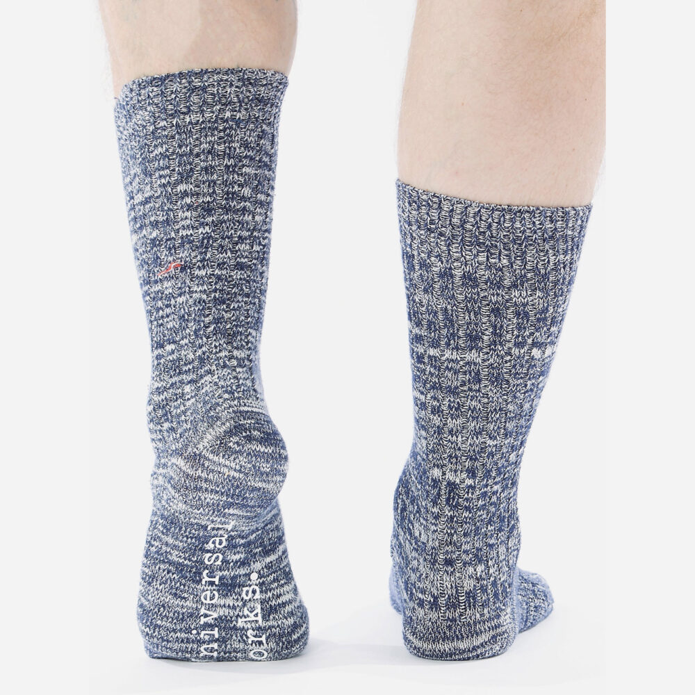 Universal Works Slub Sock - Navy