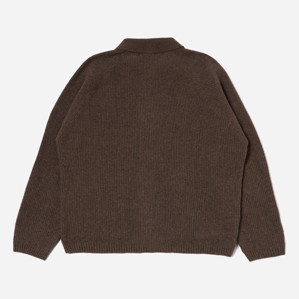 Universal Works Zip Cardigan - Brown