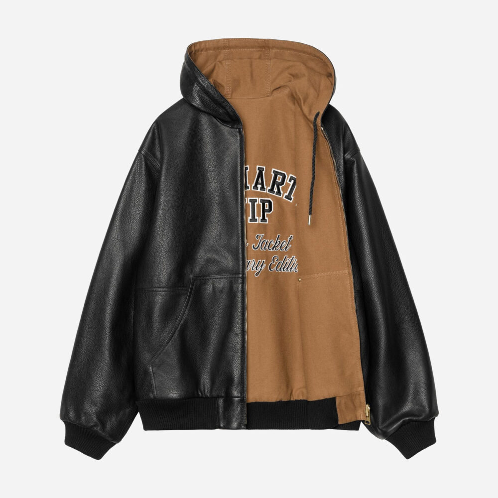 Carhartt WIP 50 Years Anniversary OG Active Jacket - Black Leather/Hamilton Brown Carhartt WIP 50 Years Anniversary OG Active Jacket - Black Leather/Hamilton Brown