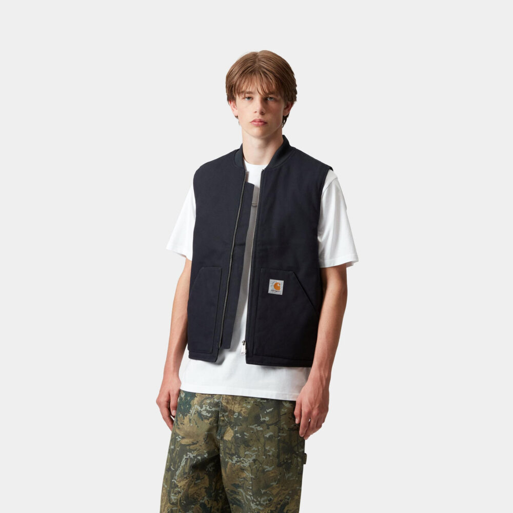 Carhartt WIP Classic Vest - Dark Navy Rigid Carhartt WIP Classic Vest - Dark Navy Rigid