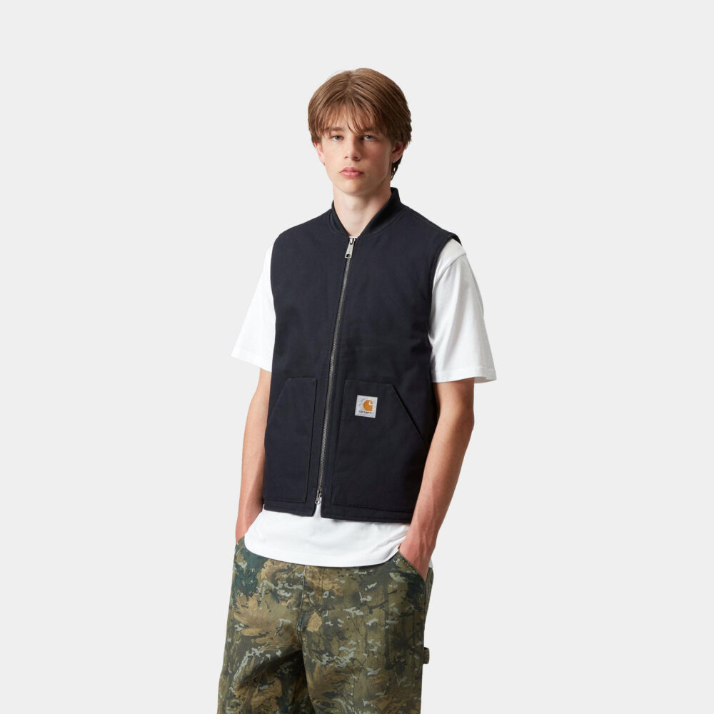 Carhartt WIP Classic Vest - Dark Navy Rigid Carhartt WIP Classic Vest - Dark Navy Rigid