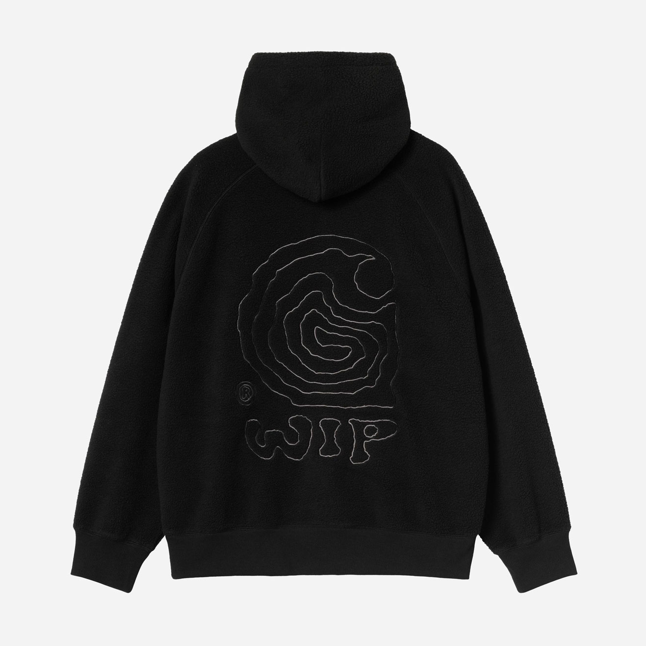 Carhartt WIP Helix Hooded Sweat - Black/Porphyry