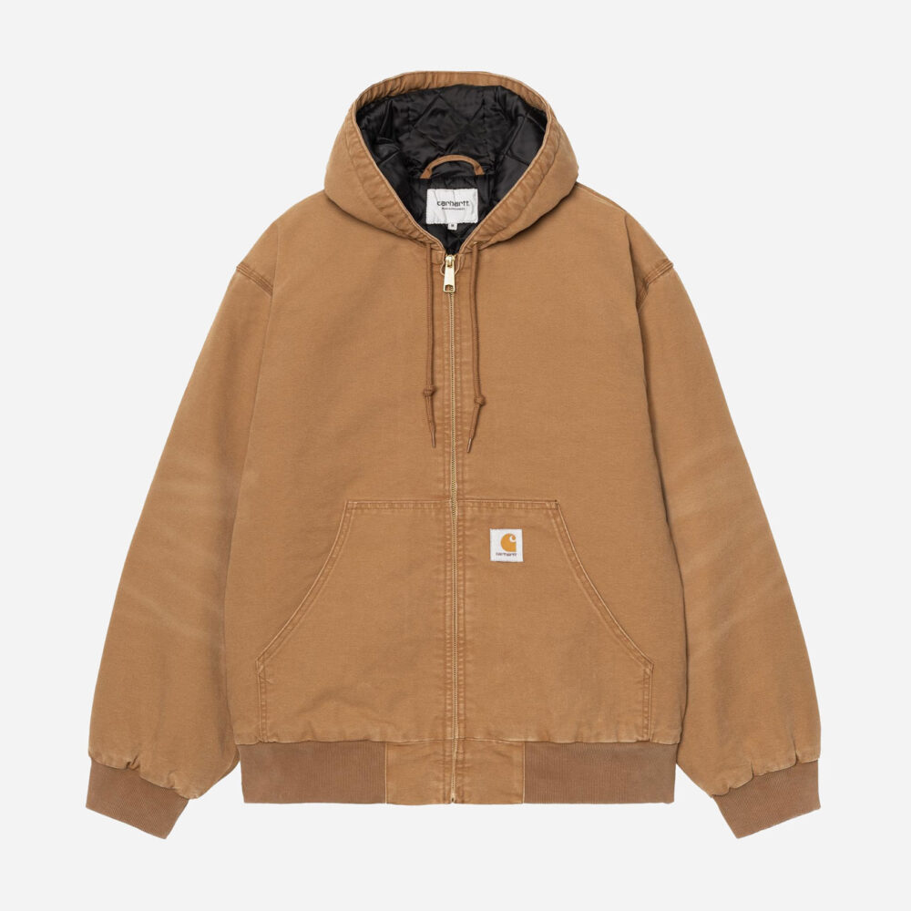 Carhartt WIP OG Active Jacket - Hamilton Brown Stone Canvas Carhartt WIP OG Active Jacket - Hamilton Brown Stone Canvas