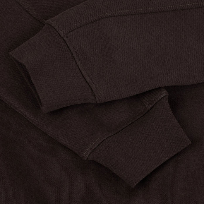 Dime French Terry Rugby Sweat - Brown