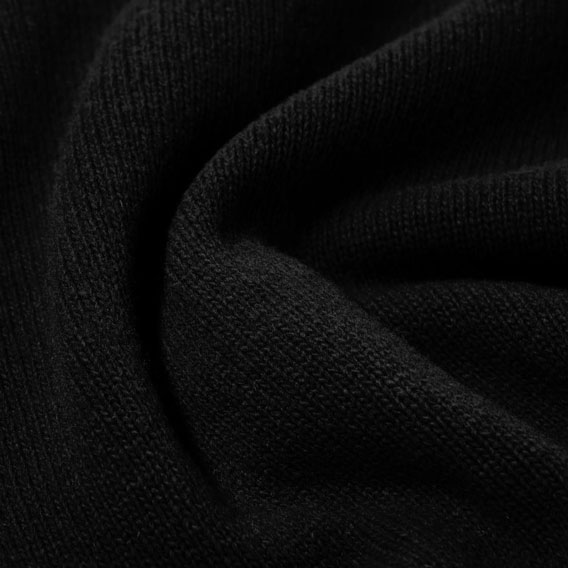 Edwin Mars Knitted Polo Cardigan  - Black