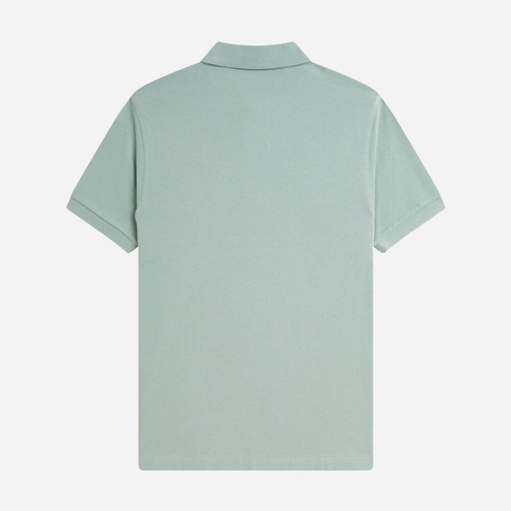 Fred Perry Striped Panel Polo - Bayleaf Fred Perry Striped Panel Polo - Bayleaf