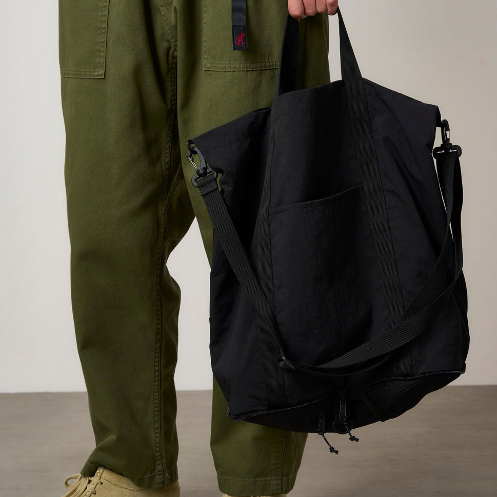 Gramicci Nylon Packable Tote - Black
