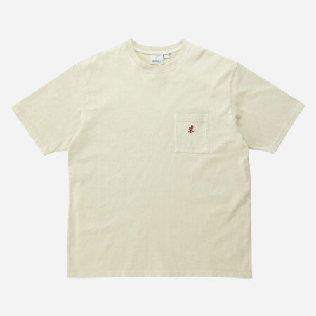 Gramicci One Point Tee Pigment Dyed - Natural