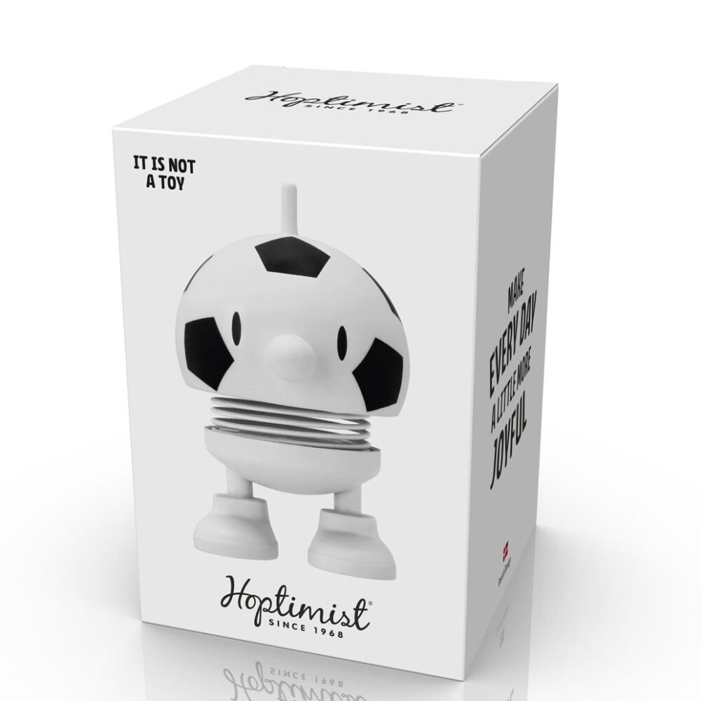Hoptimist Football Bumble Small - White Hoptimist Football Bumble Small - White
