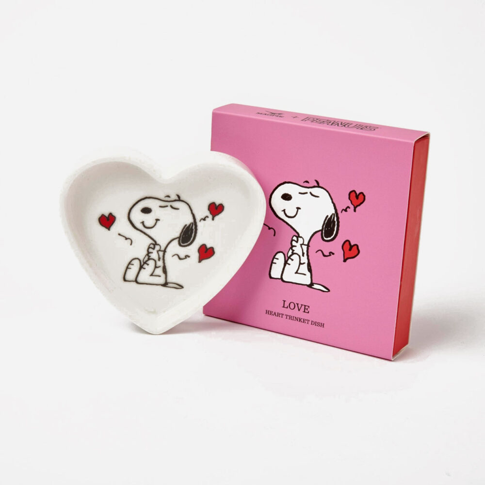 Magpie x Peanuts Heart Trinket Dish - Love Magpie x Peanuts Heart Trinket Dish - Love
