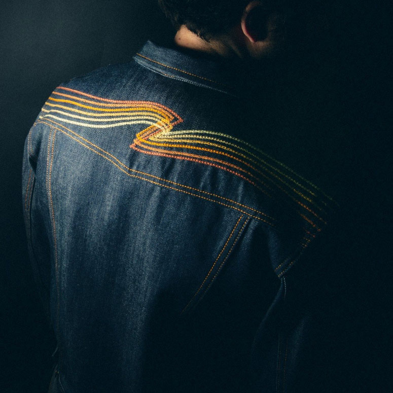 Nudie Conny Denim Jacket - Sunburns Blue Nudie Conny Denim Jacket - Sunburns Blue