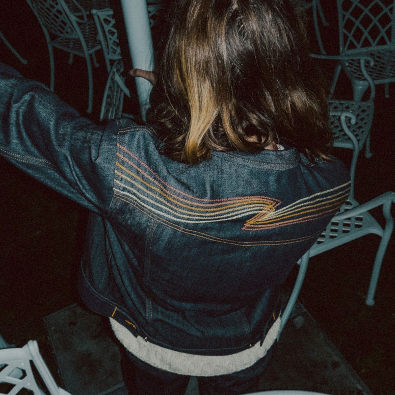 Nudie Conny Denim Jacket - Sunburns Blue