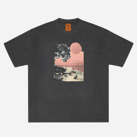 Nudie Koffe Sunburns Tee - Antracite Nudie Koffe Sunburns Tee - Antracite