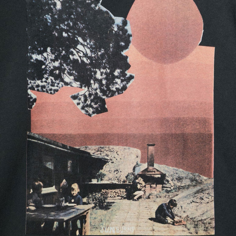 Nudie Koffe Sunburns Tee - Antracite