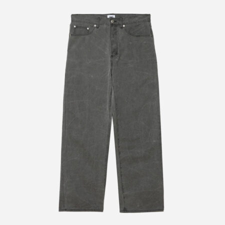 Obey Classic Wrinkle Baggy Denim Pant - Black Wrinkle Wash