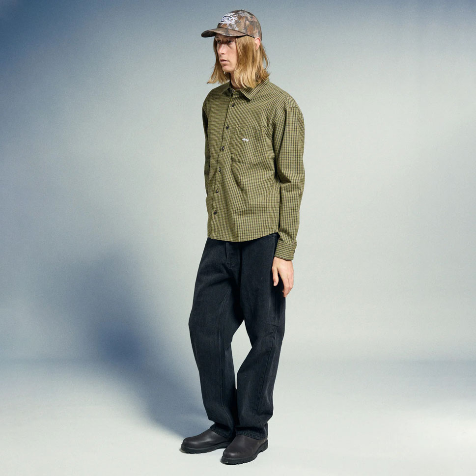 Obey Jimmy Woven Long Sleeve Shirt - Rosin/Multi Obey Jimmy Woven Long Sleeve Shirt - Rosin/Multi