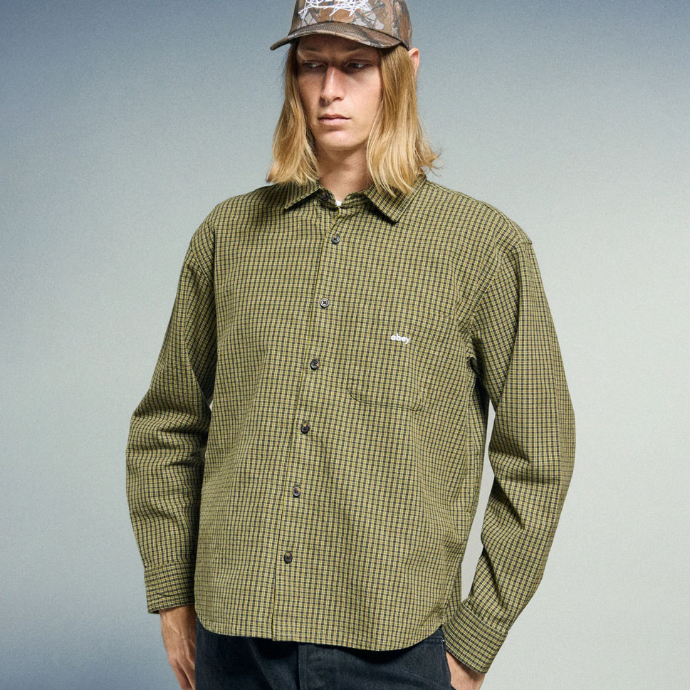 Obey Jimmy Woven Long Sleeve Shirt - Rosin/Multi Obey Jimmy Woven Long Sleeve Shirt - Rosin/Multi