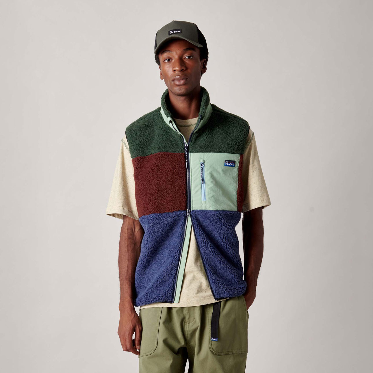 Penfield Mattawa Fleece Vest - Blue Indigo