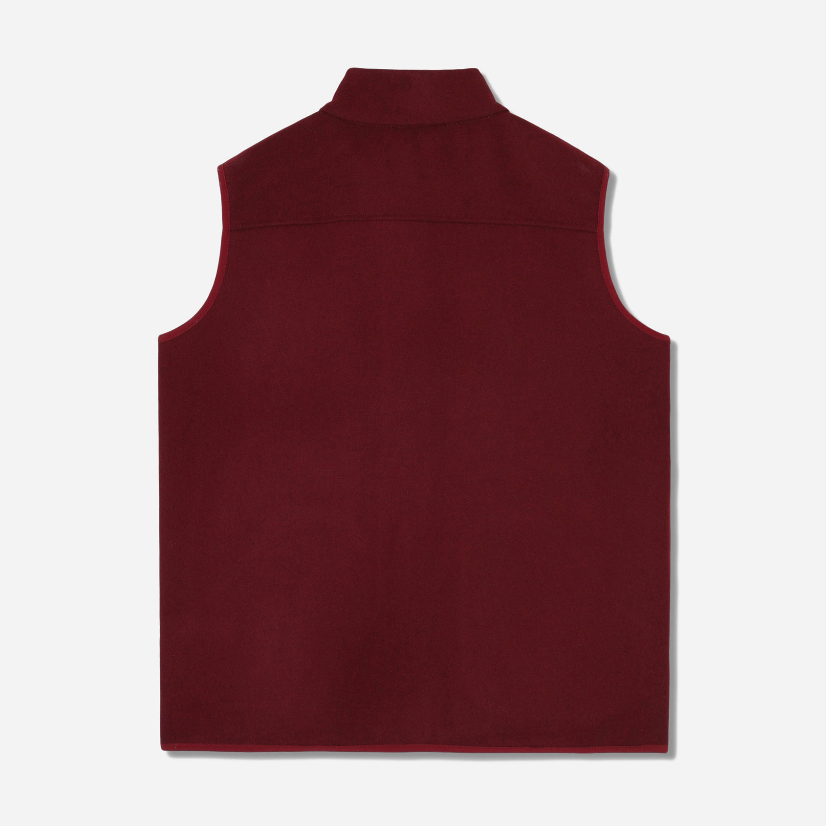 Stan Ray Wool Fleece Vest - Dark Red