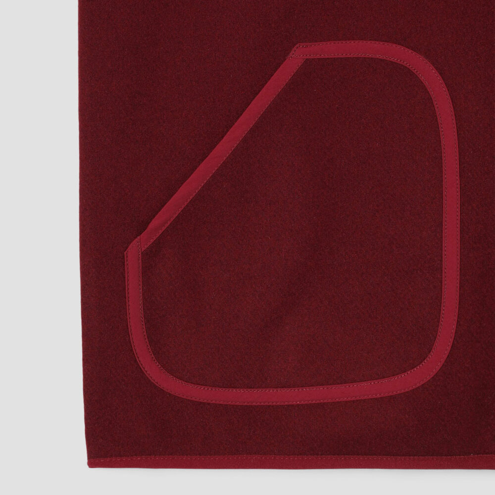 Stan Ray Wool Fleece Vest - Dark Red