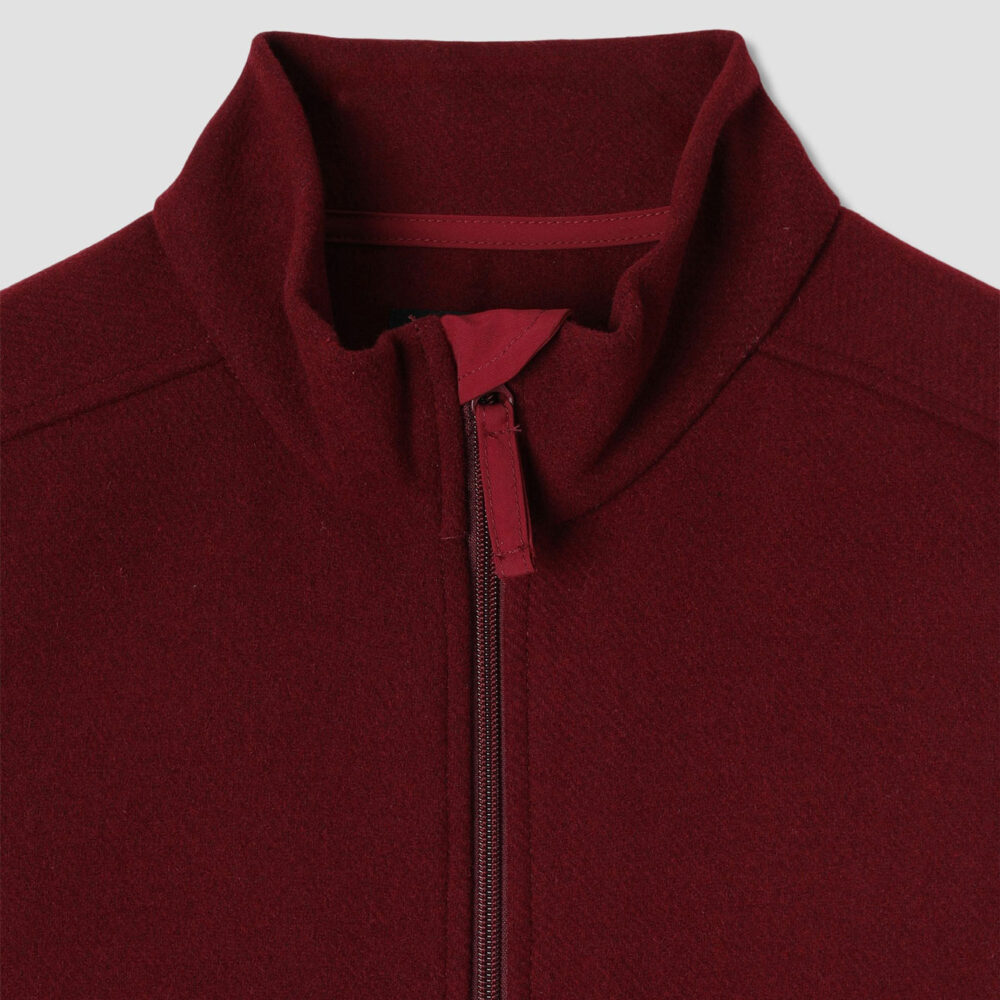 Stan Ray Wool Fleece Vest - Dark Red