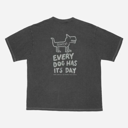 Nudie Koffe Scratched Tracks Tee - Antracite Nudie Koffe Scratched Tracks Tee - Antracite