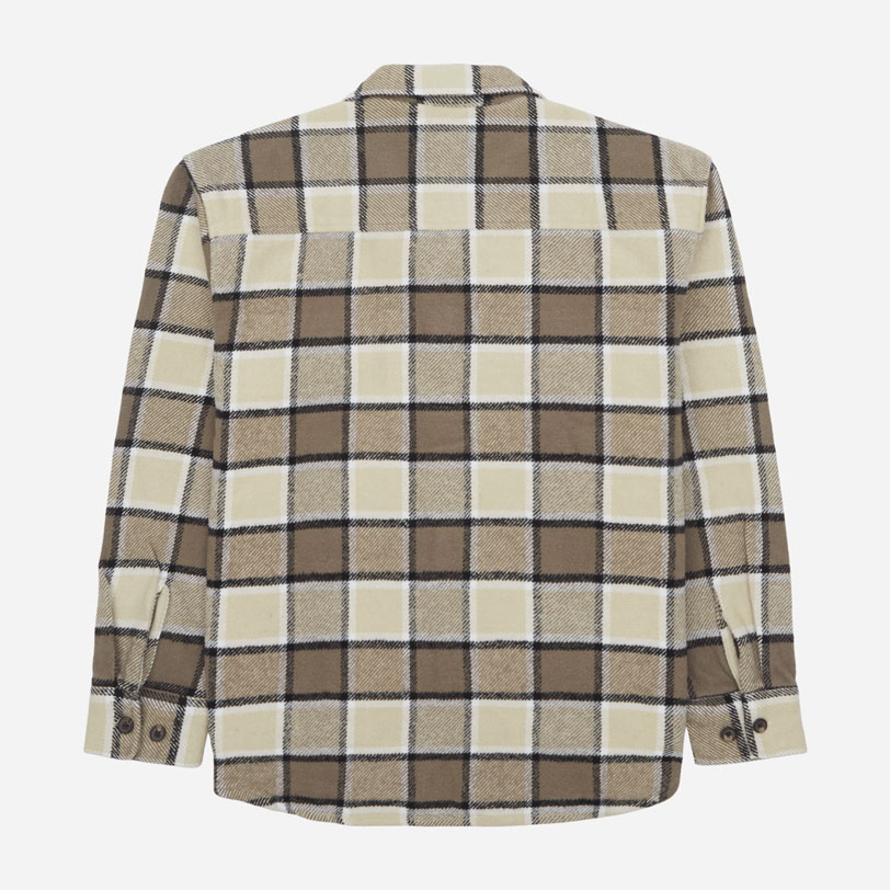 Obey Harold Woven Long Sleeve Shirt - Pelican/Multi