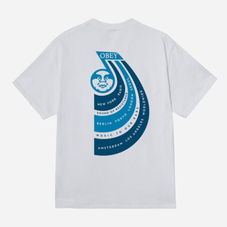 Obey Sounds Of Resistance Tee - White