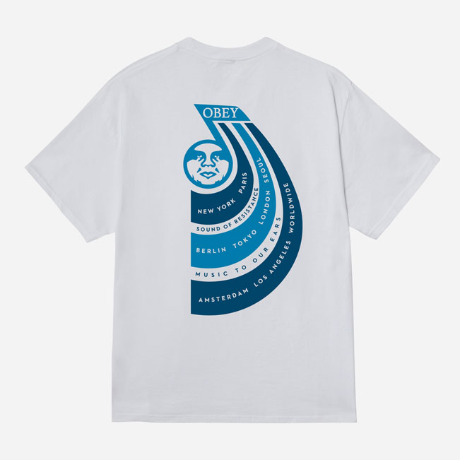 Obey Sounds Of Resistance Tee - White