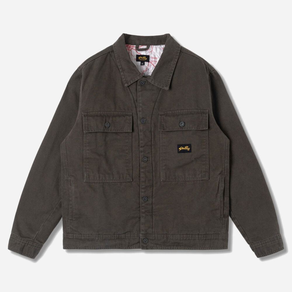 Stan Ray Lined Trucker Jacket - Charcoal Duck