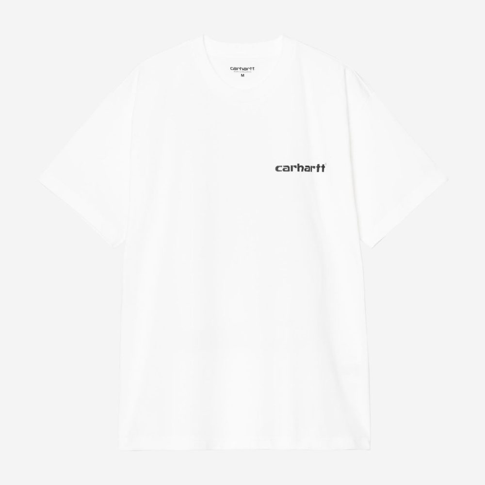 Carhartt WIP Archive Script Tee - White