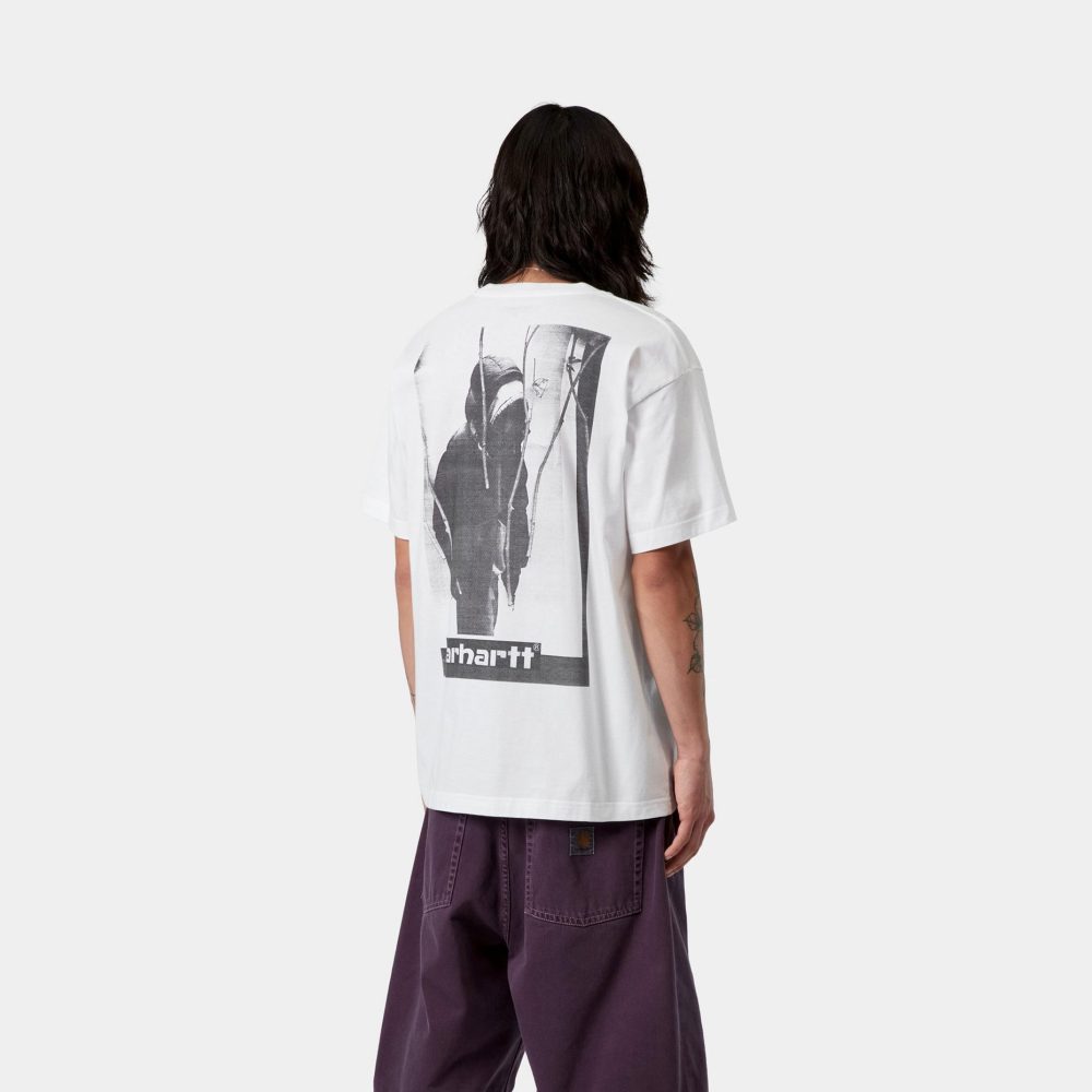 Carhartt WIP Archive Script Tee - White