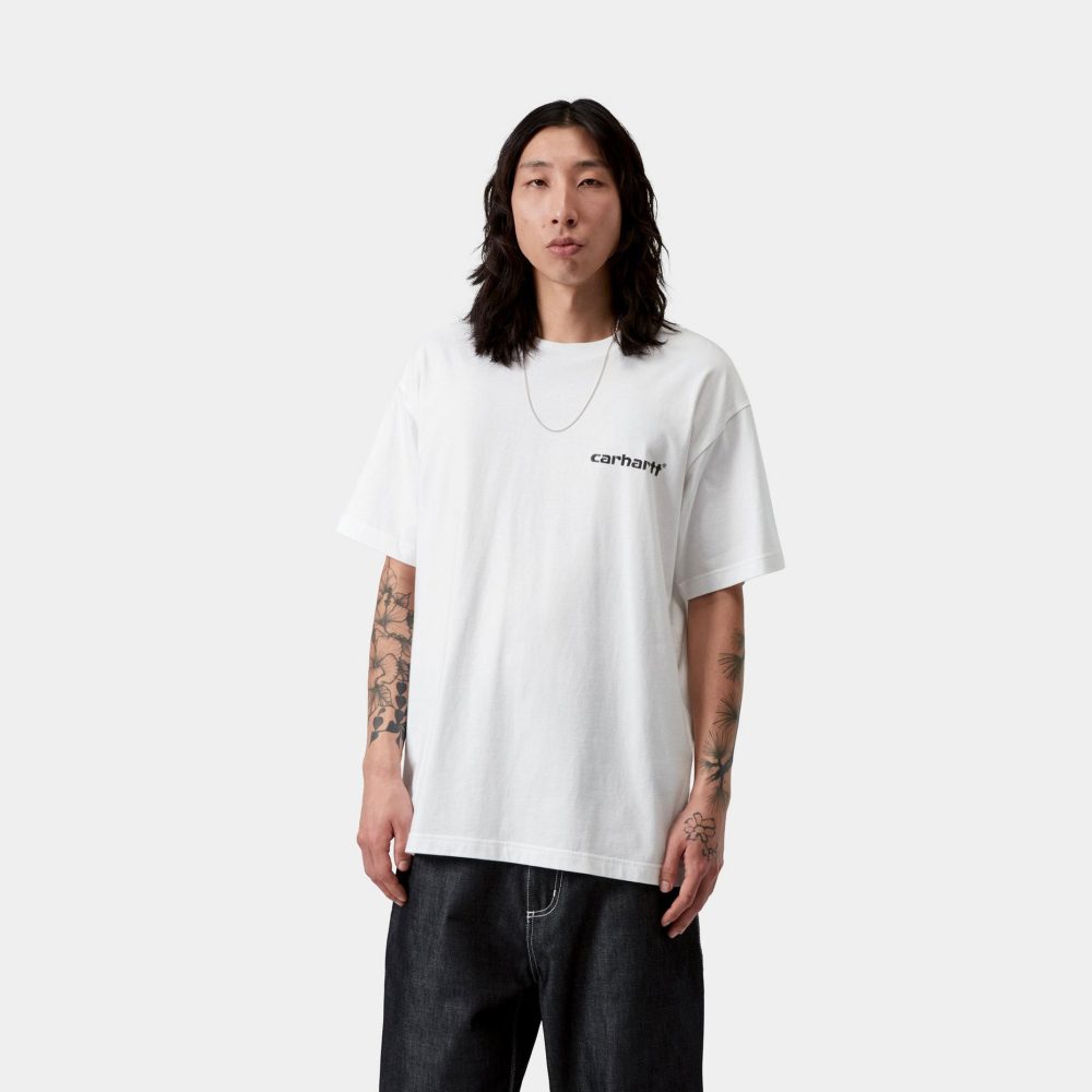 Carhartt WIP Caps Tee - White