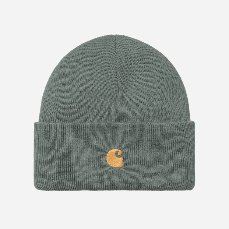Carhartt WIP Chase Beanie - Velvet Green/Gold