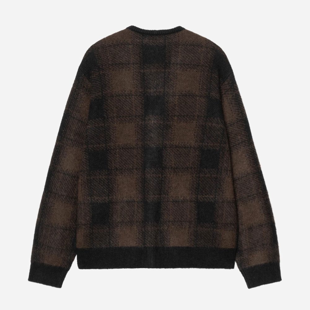 Carhartt WIP Everson Cardigan - Everson Jacquard/Black/Palisander