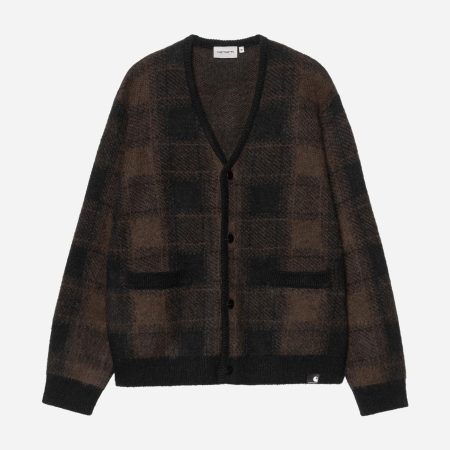 Carhartt WIP Everson Cardigan - Everson Jacquard/Black/Palisander