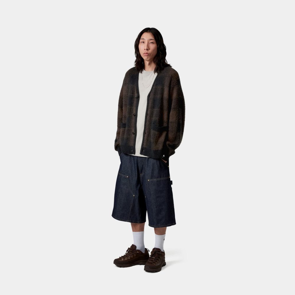 Carhartt WIP Everson Cardigan - Everson Jacquard/Black/Palisander