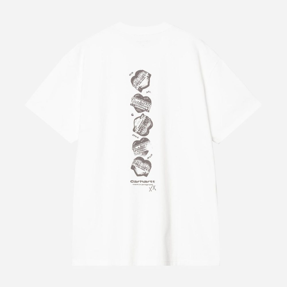 Carhartt WIP Garble Tee - White