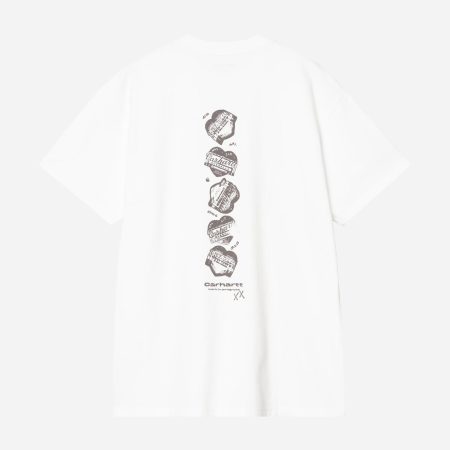 Carhartt WIP Garble Tee - White Carhartt WIP Garble Tee - White