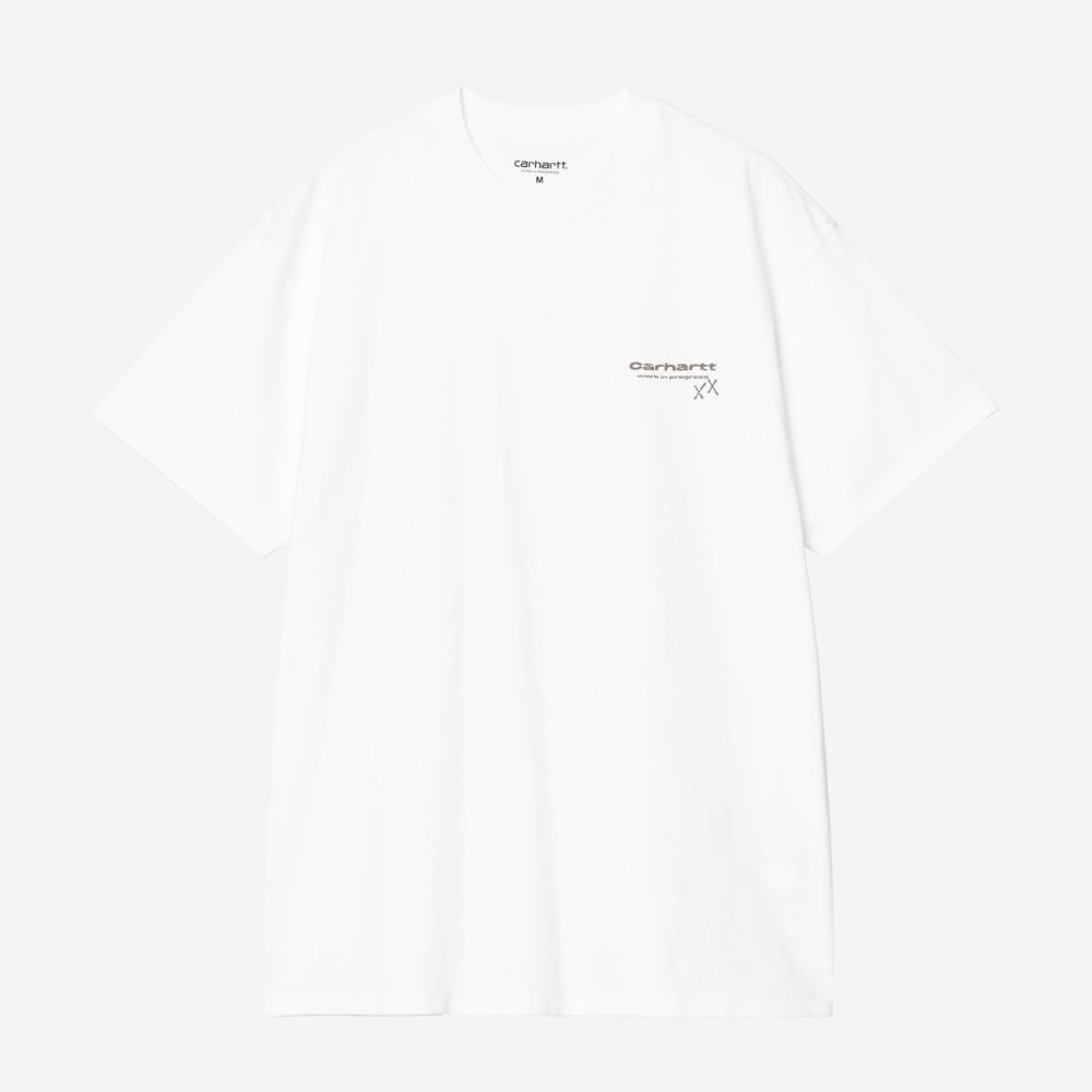 Carhartt WIP Garble Tee - White