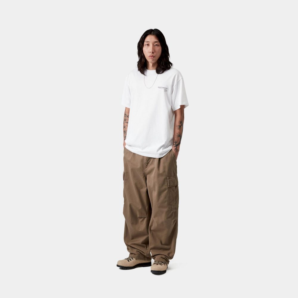 Carhartt WIP Garble Tee - White