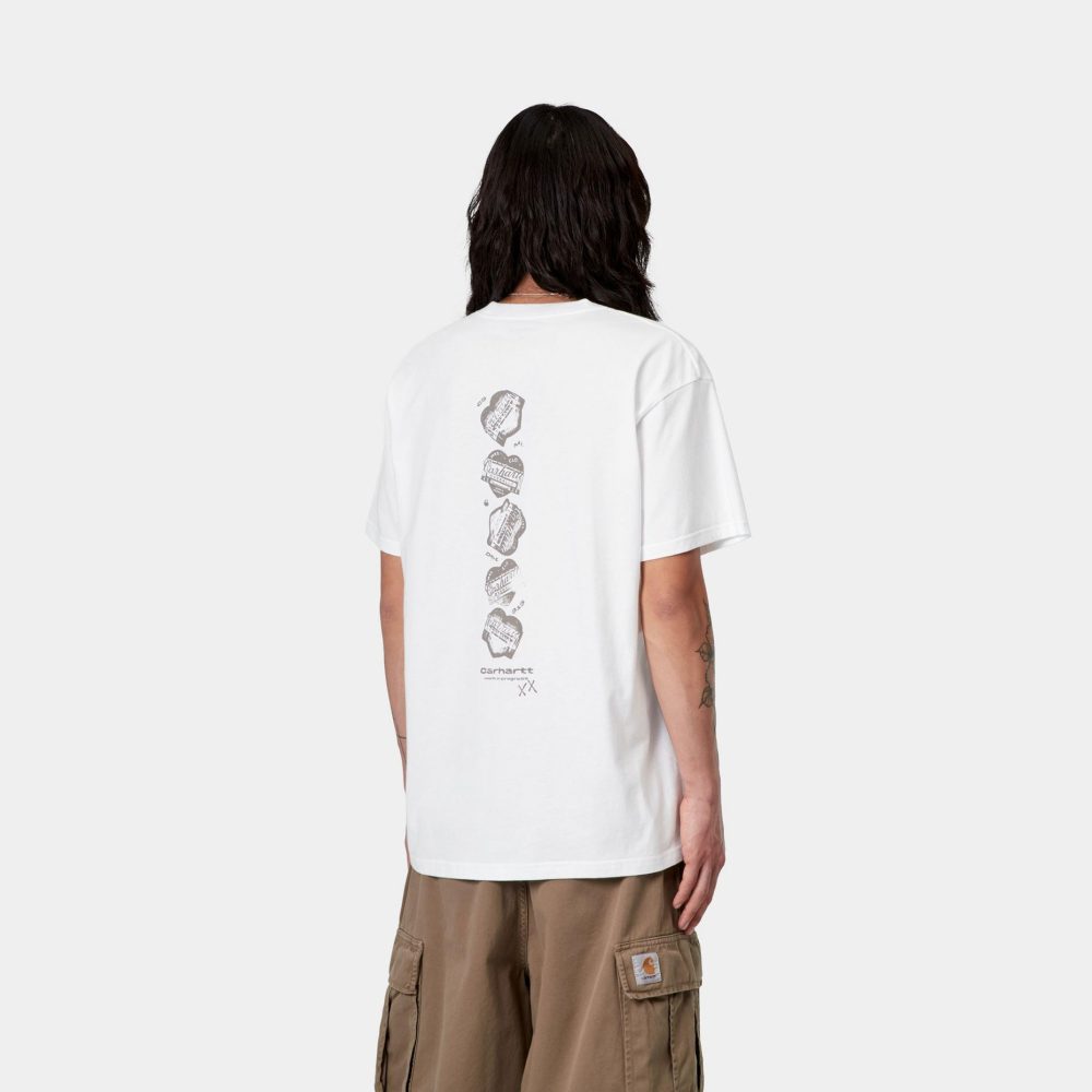 Carhartt WIP Garble Tee - White