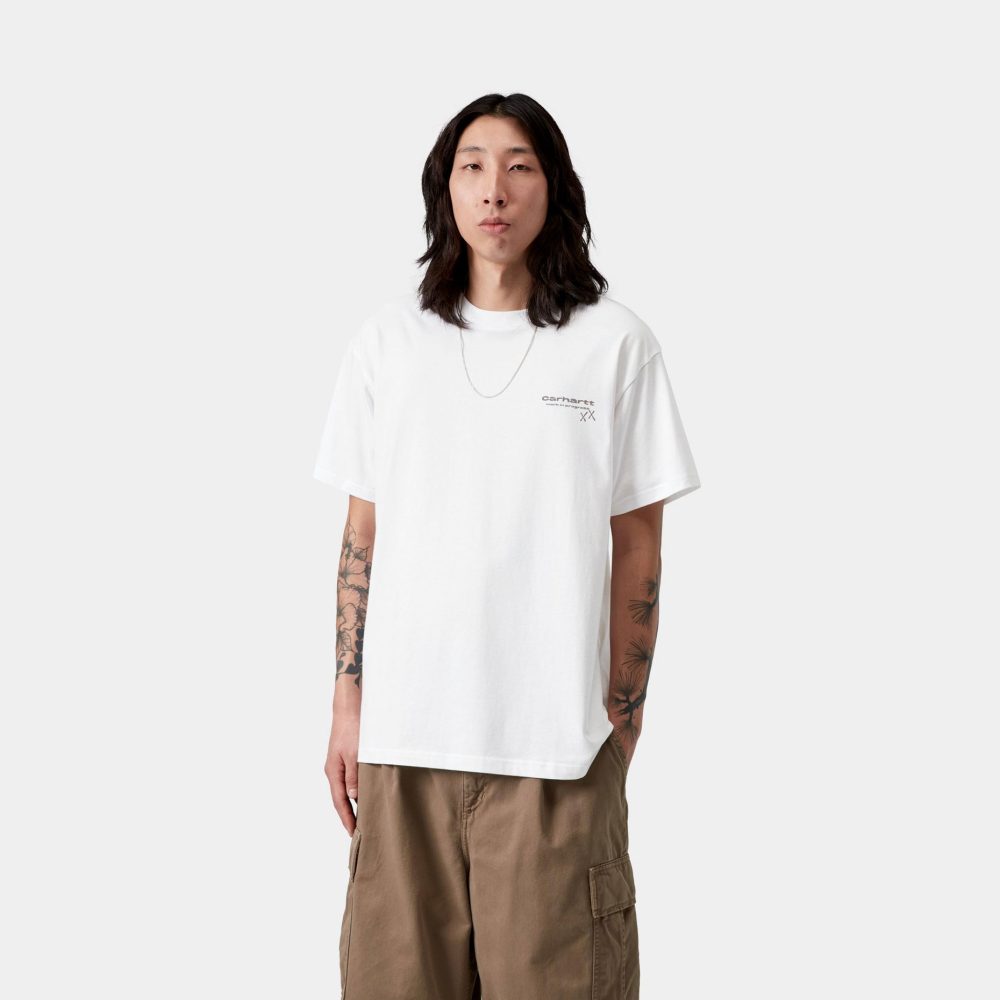 Carhartt WIP Garble Tee - White