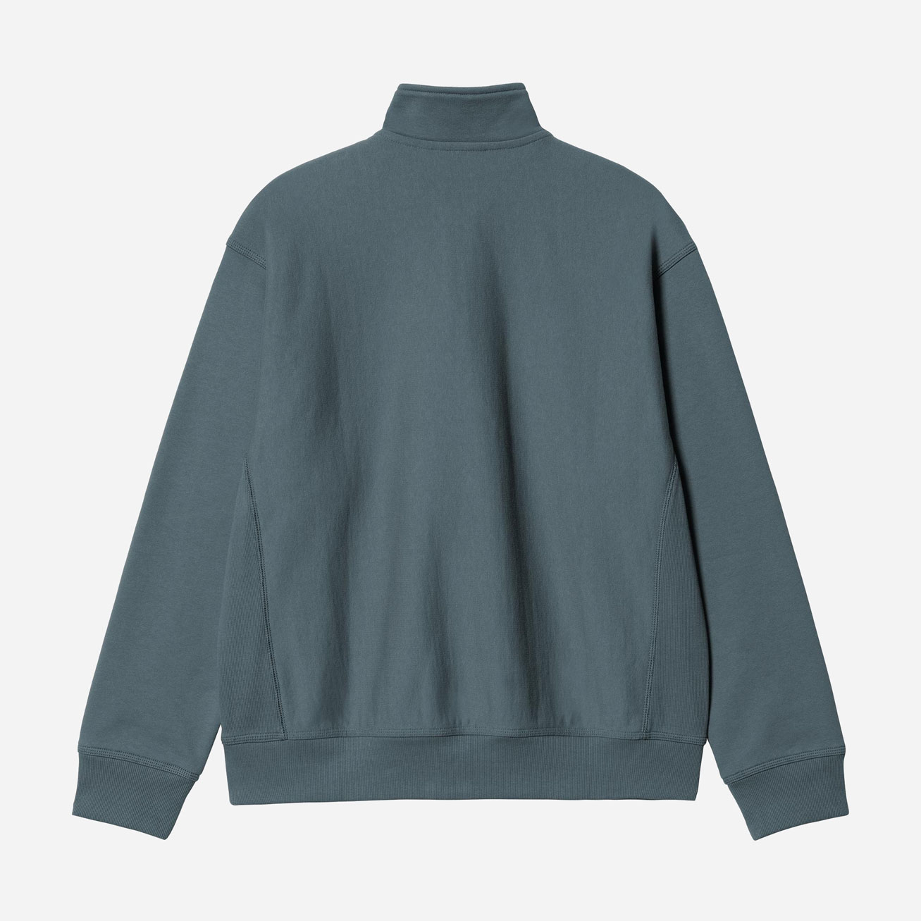 Carhartt WIP Half Zip American Script Sweat - Office Blue