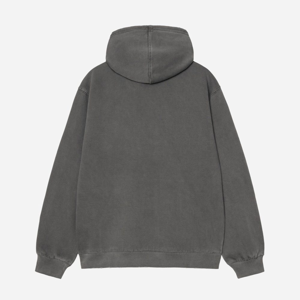 Carhartt WIP Hooded Torion Sweat - Black/Grind Wash