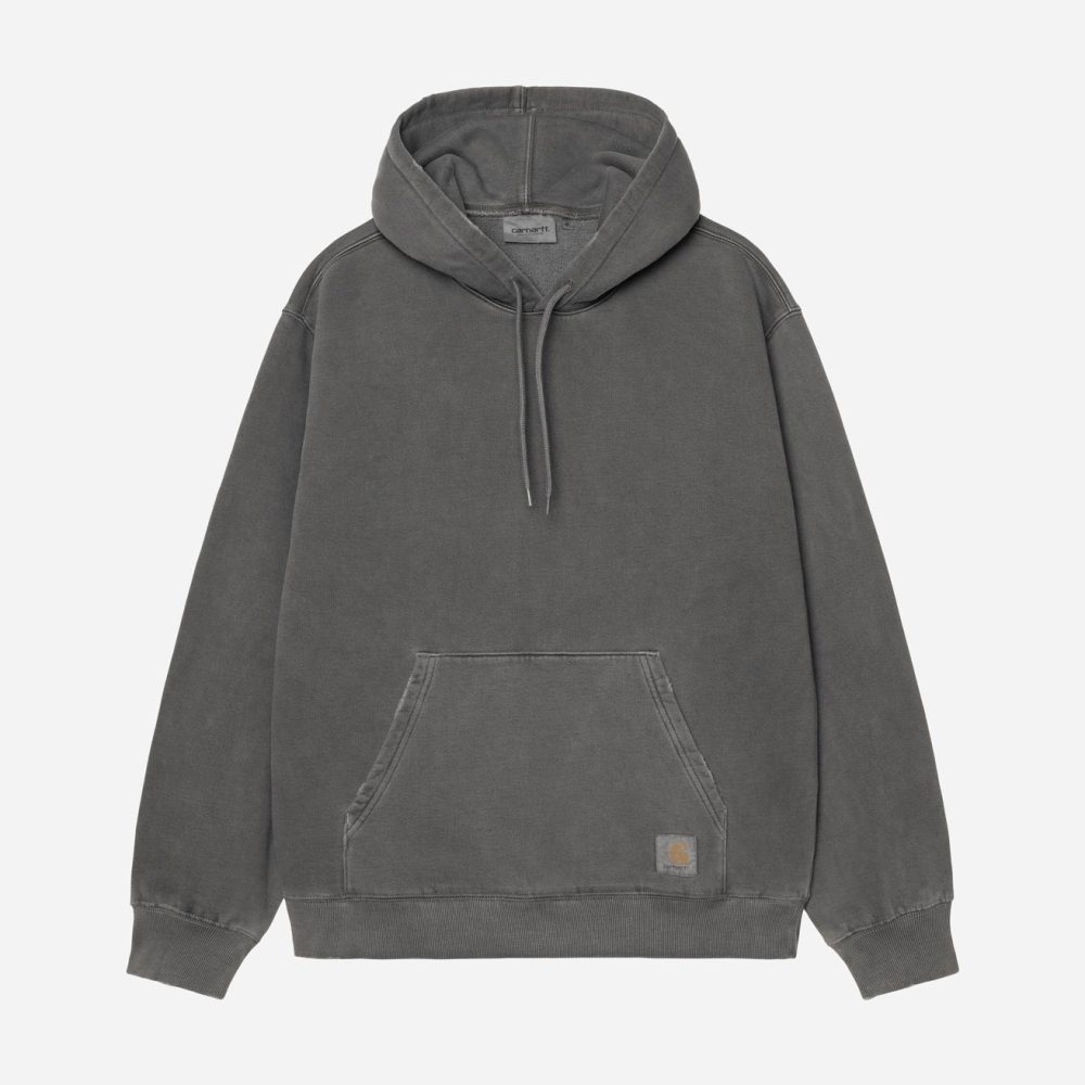 Carhartt WIP Hooded Torion Sweat - Black/Grind Wash